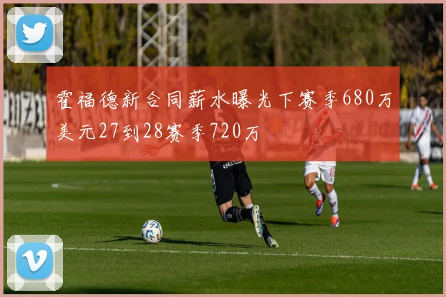 霍福德新合同薪水曝光下赛季680万美元27到28赛季720万